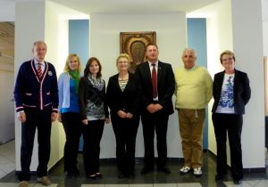 Pedagogų iš Čekijos miesto Trebon delegacija Utenos rajono savivaldybėje